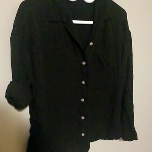 Core Life Black Button Down Shirt